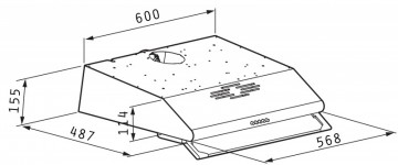 Hota Clasica ST1 Maro 1 motor -60cm- Pyramis 065029101. Poza 2