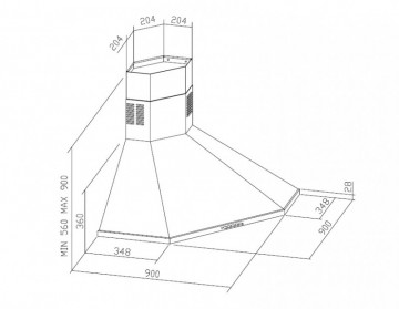 Hota de colt CORNER KA142 Pyramis 100537021PY. Poza 4