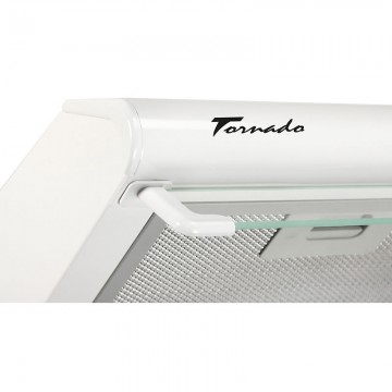 Poza Hota traditionala Tornado Bona 20 (50) LED, 2 motoare, latime 50 cm, absorbtie 560 m3/ora, filtru anti-grasimi aluminiu 5 straturi, Alb