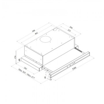 Poza Hota Telescopica Silver Sliding Ivory TRC