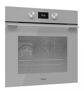 Poza Cuptor electric incorporabil Teka Urban Colours HLB 8600 SM, SurroundTemp 12 functii, Hydroclean, 70 litri, Clasa A+, Cristal Steam Grey/Infinity Glass