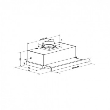 Poza Hota telescopica Pyramis Sliding ATS1 Inox 202300286