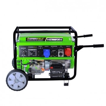 Poza Generator de curent pe benzina Greenfield G-EC11000PEW3-C, portabil, 400/230V, 9.2 kVA, pornire electrica