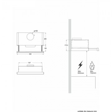 Poza Hota telescopica Pyramis MDER Power Inox 202300291