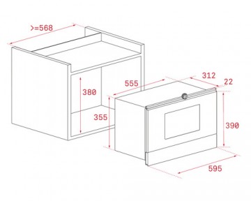 Poza Cuptor compact cu microunde Teka MWR 22 BI VN