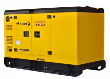 Poza Generator insonorizat Stager YDY22S diesel trifazat 20kVA, 87A, 1500rpm