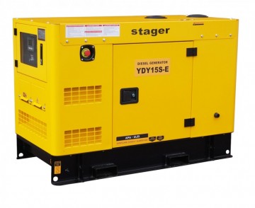 Poza Stager YDY15S-E Generator insonorizat diesel monofazat 14kVA, 20A, 1500rpm